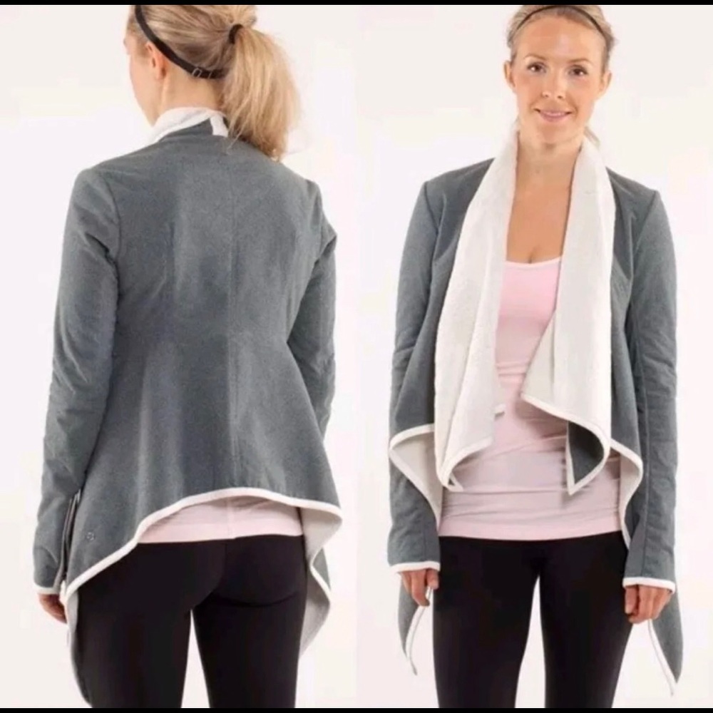 Lululemon presence of mind wrap jacket size 6